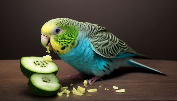 How many cucumbers should budgies eat