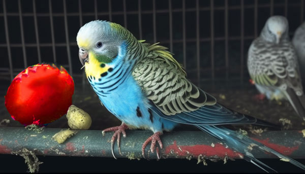 Budgies Eat Tomatoes