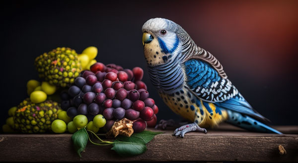 Budgies Like blueberries