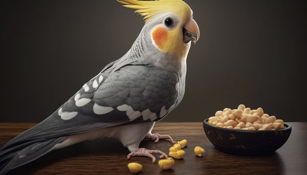 How do you prepare almonds for cockatiels