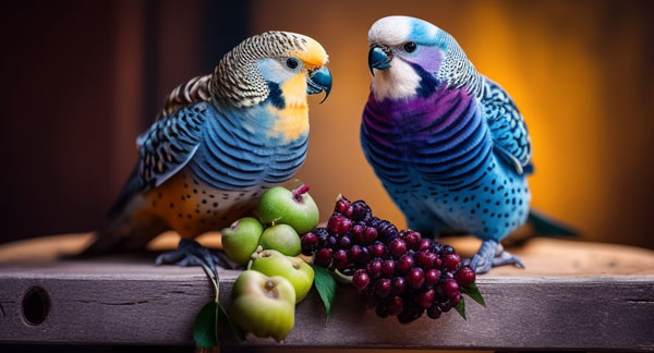 prepare blueberries for budgies