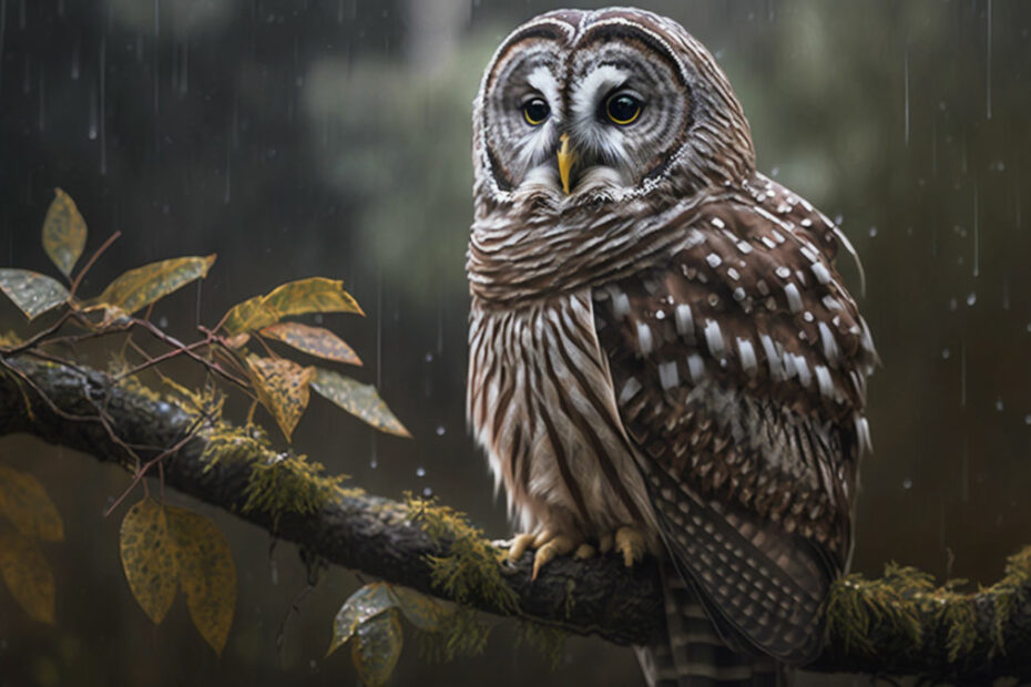Can Owls Fly in the Rain