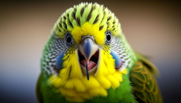 Why your budgie is opening and closing its mouth