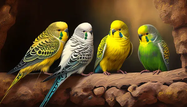 Structure the budgie and finches cave correctly