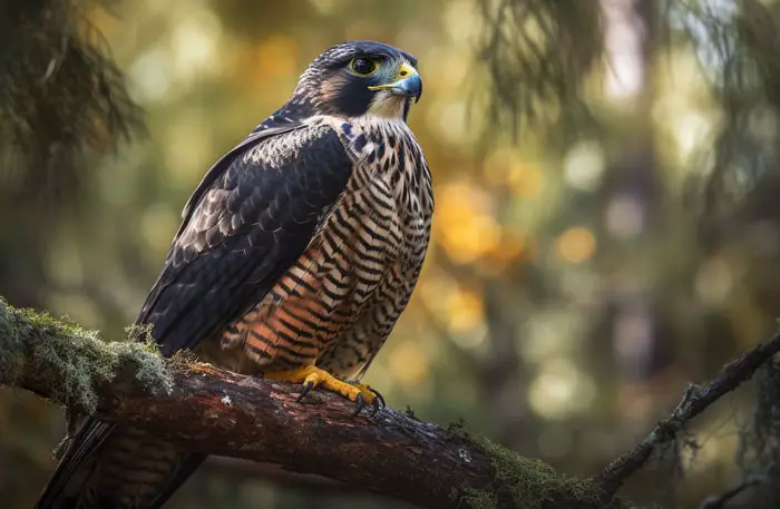 Falcon in flight comparison