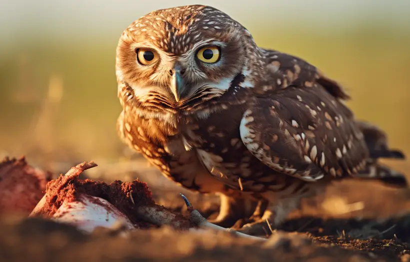 Impact of Human Activities on Burrowing Owl Diets