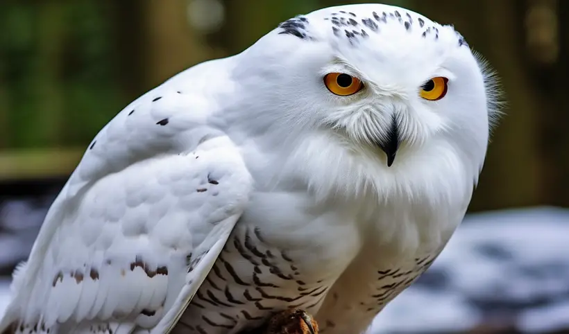 Snowy Owl eating Birds