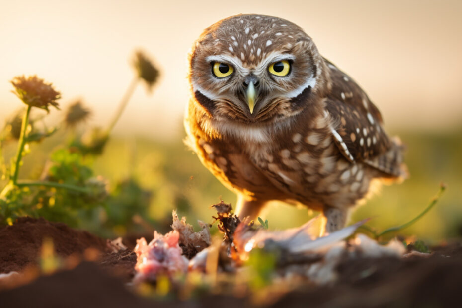 What Do Burrowing Owls Eat