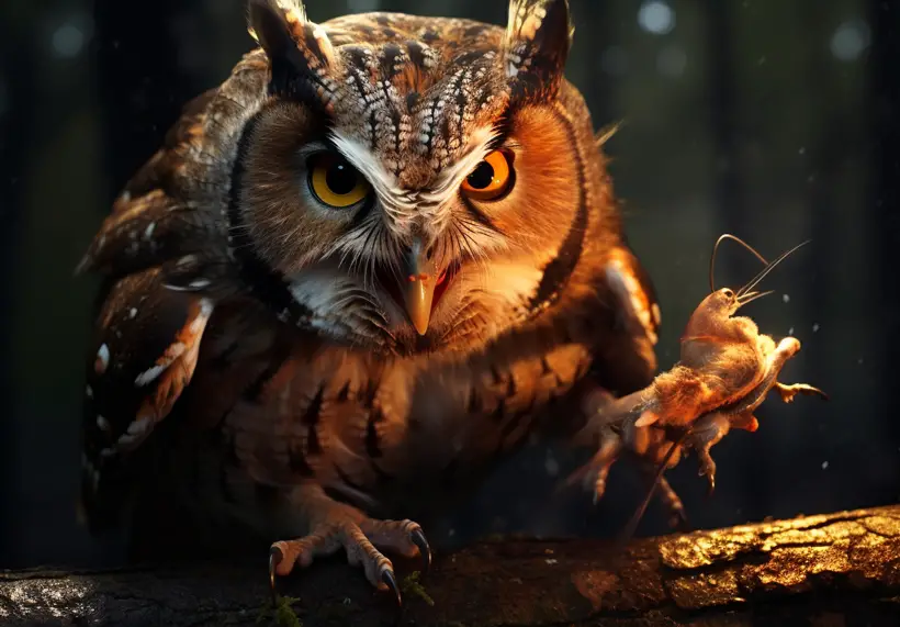 When Do Owls Predominantly Hunt Mice