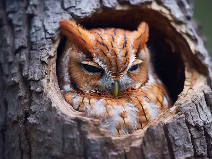 Adult Owls Sleeping Pattern