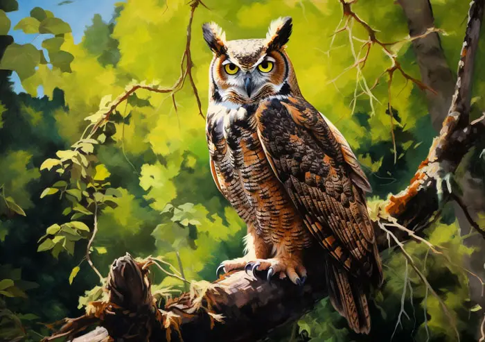 Great Horned Owls