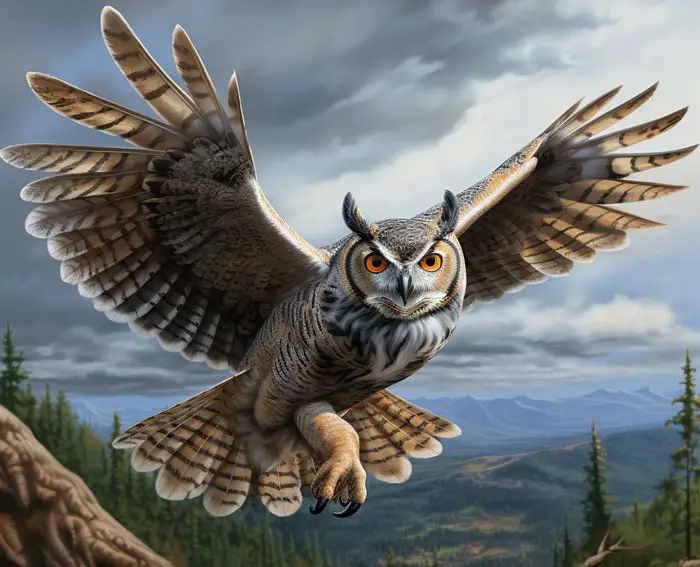 How Do The Great Horned Owls Hunt For Their Food