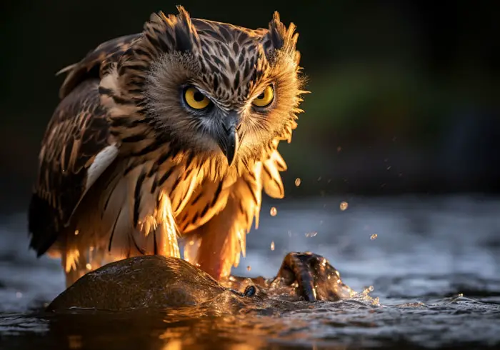 Owls Eat Fish