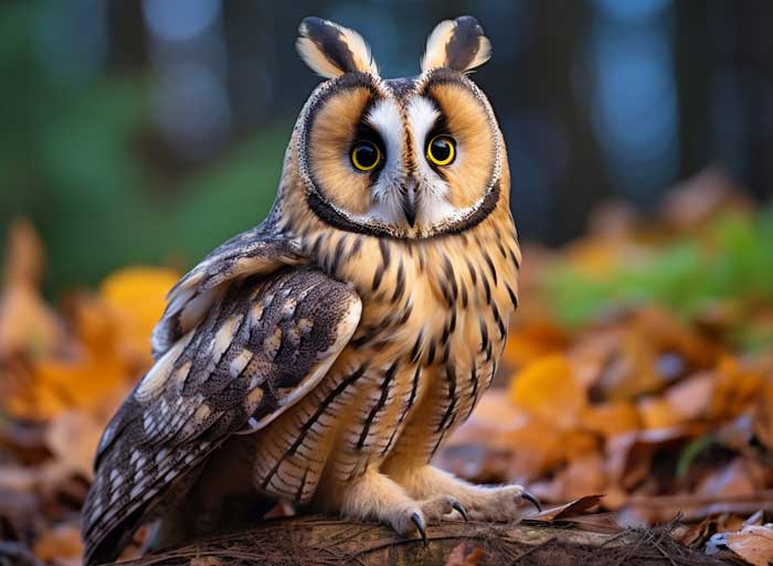 Owls Use Mirror Trick